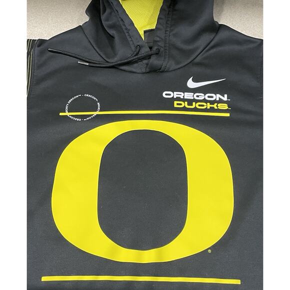 Nike Dri-Fit Men’s Size Large Black/ Yellow Hoodie Sporty College OSU- NCAA - Picture 8 of 12